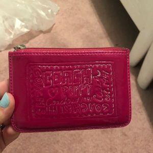 Coach “poppy” wallet